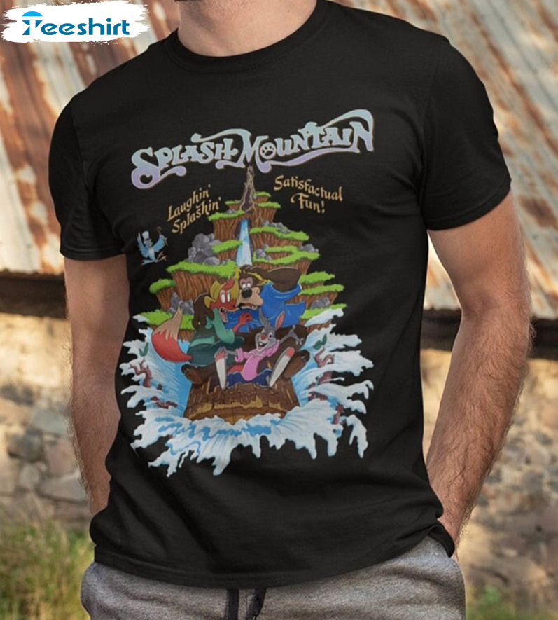 Vintage Splash Mountain 1998 Shirt, Mickey Ears Brer Rabbit Splash Tee Tops Unisex Hoodie