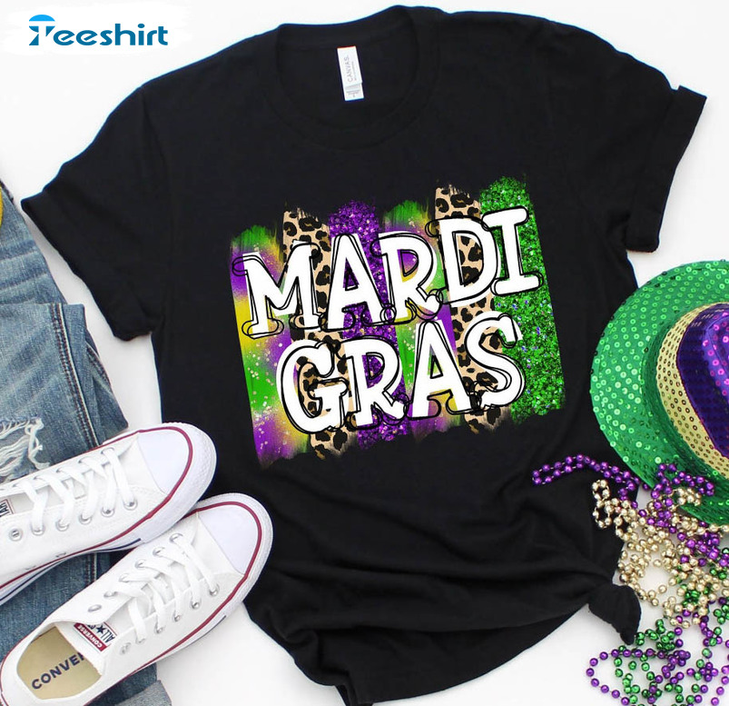 Mardi Gras Vintage Shirt, Flower De Luce Louisiana Unisex Hoodie Long Sleeve