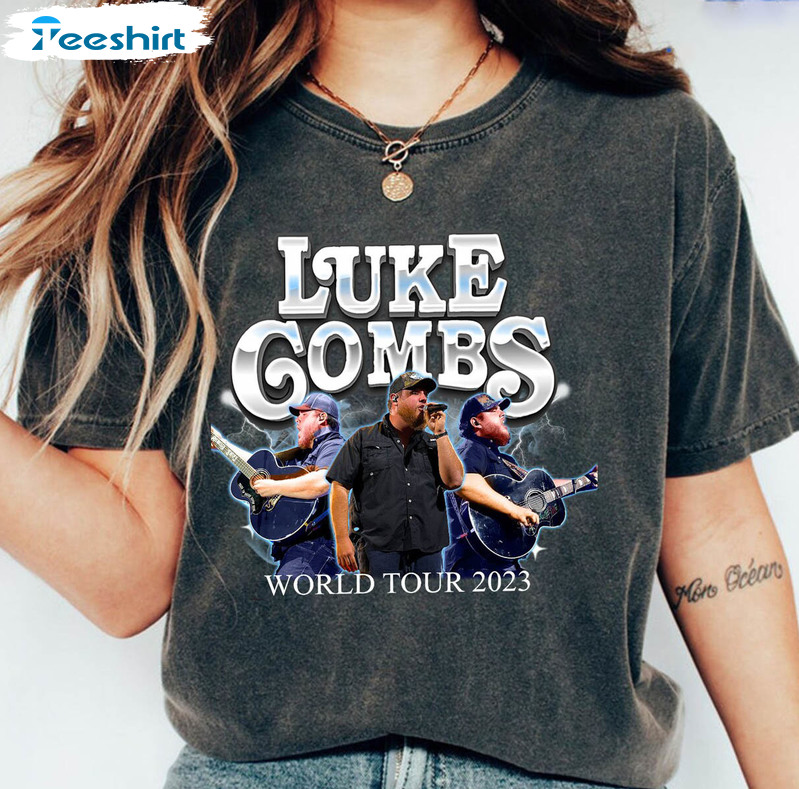 Luke Combs World Tour 2023 Shirt, Country Music Luke Combs Unisex Hoodie Tee Tops