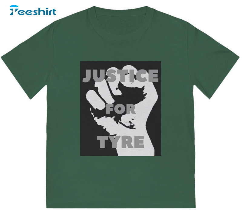 Tyre Nichols Justice Shirt, Black Lives Matter Crewneck Unisex Hoodie