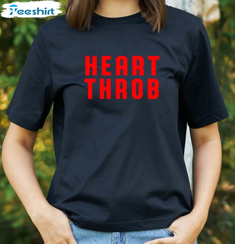 Heart Throb Vintage Shirt, Valentines Short Sleeve Unisex T-shirt