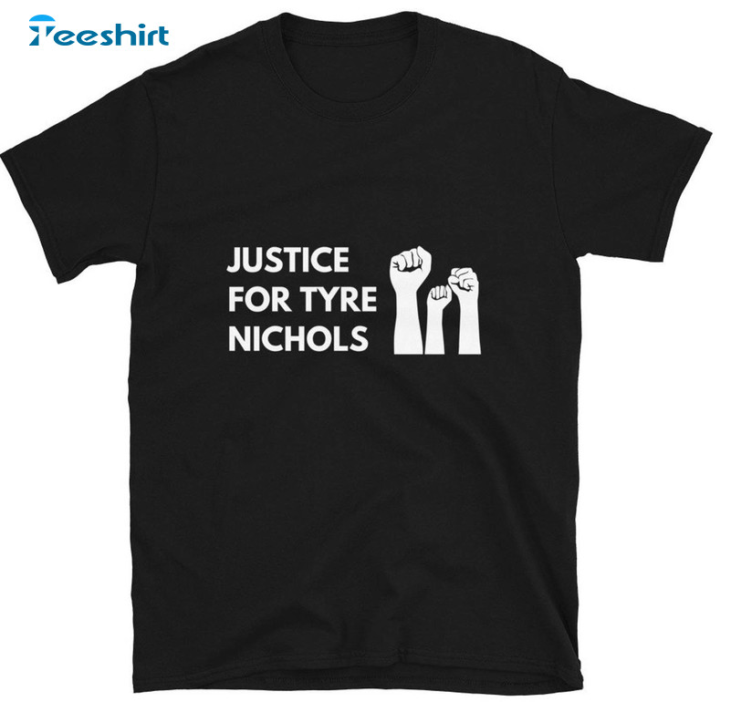 Justice For Tyre Nichols Trendy Sweatshirt, Short Sleeve