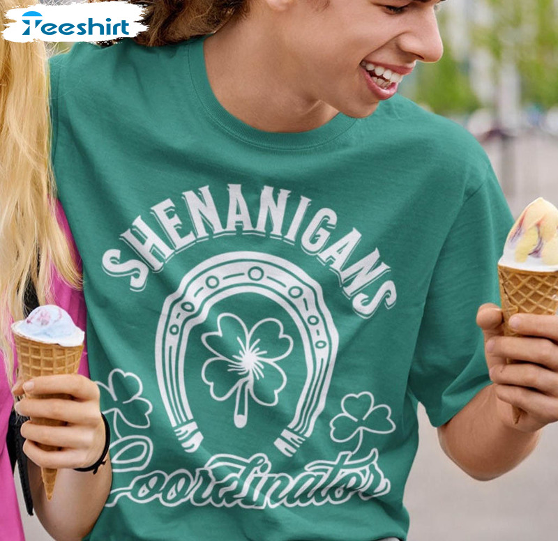 Shenanigans Coordinator Shirt, St Patricks Day Unisex T-shirt Short Sleeve