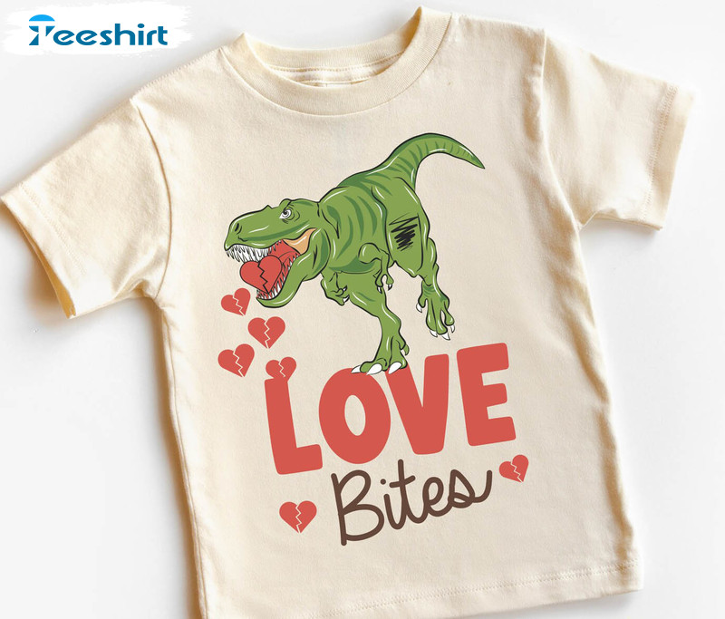 Love Bites Valentine Cute Shirt, Valentines Day Short Sleeve Tee Tops