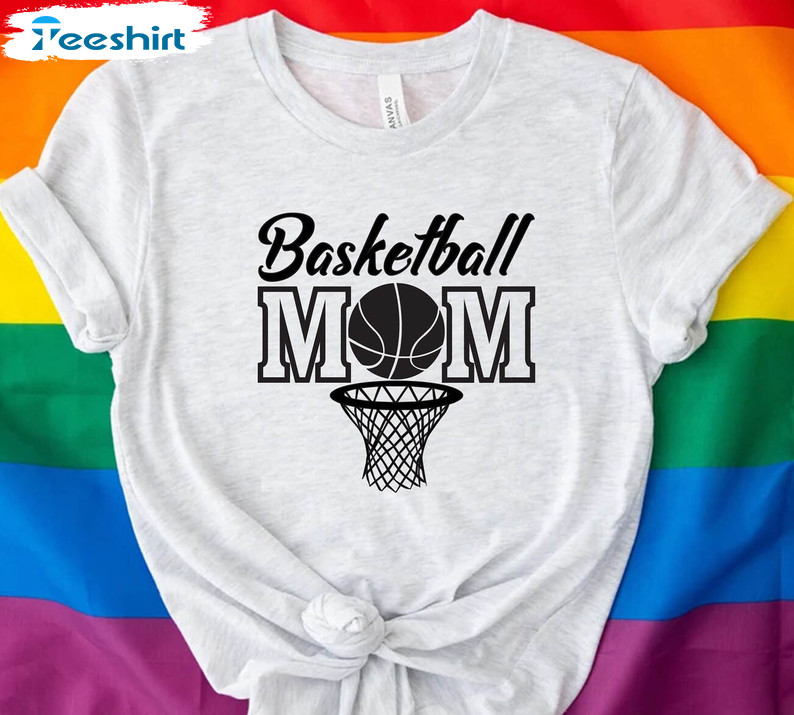 Basketball Mom Trending Shirt, Game Day Mom Life Crewneck Sweatshirt