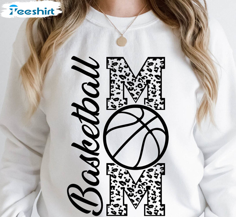 Basketball Mom Trending Sweatshirt, Short Sleeve