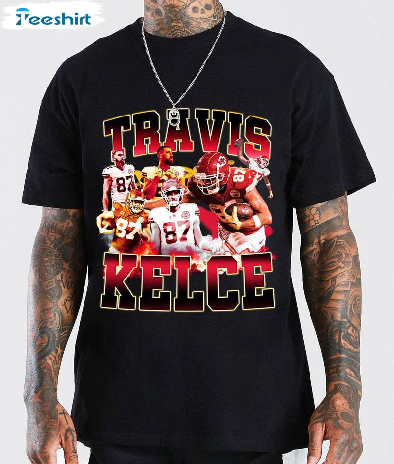 Travis Kelce Shirt, Kansas City Superbowl Crewneck Unisex T-shirt