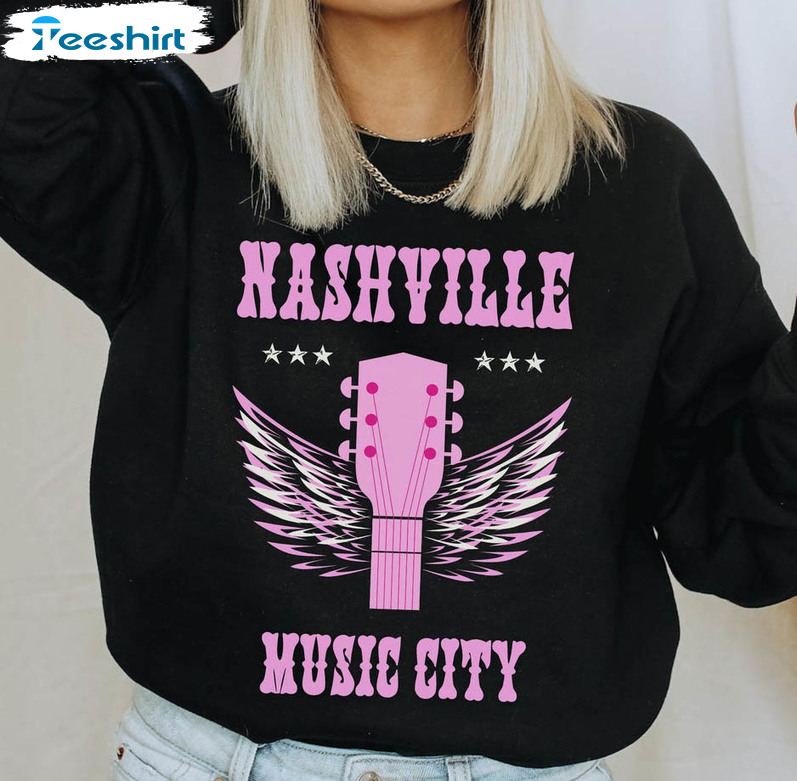 Country Western Sweatshirt, Nashville Trendy Short Sleeve Unisex T-shirt