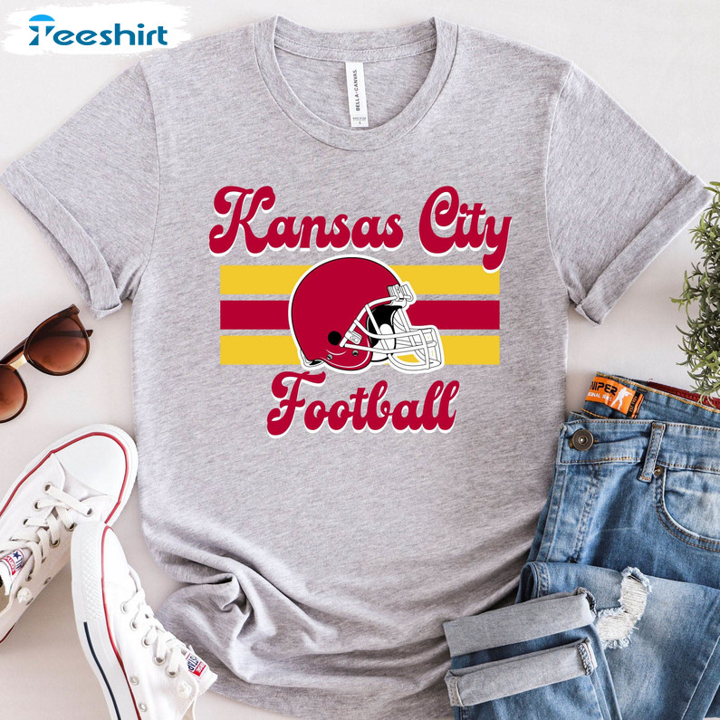 Kansas City Chiefs Football Shirt Bella Canvas 