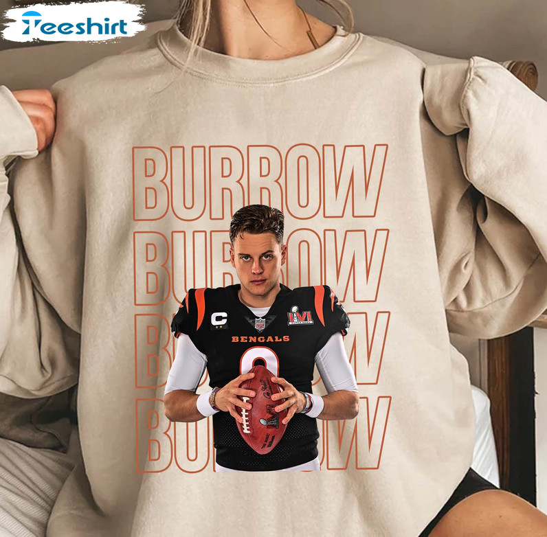 Joe Burrow Trending Shirt, Cincinnati Football Unisex T-shirt Long Sleeve