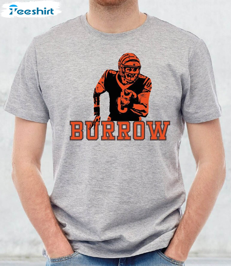 Cincinnati Bengals Shirt, Joe Burrow Vintage Unisex T-shirt Long Sleeve