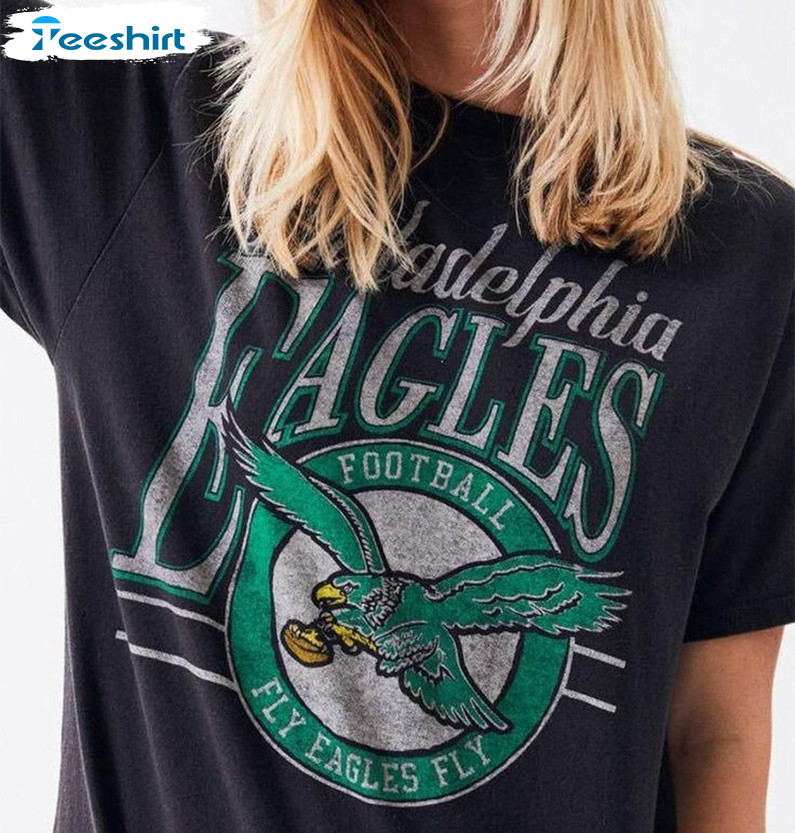 Philadelphia Fly Eagles Fly Shirt, Vintage Philadelphia Eagle Unisex T-shirt Long Sleeve
