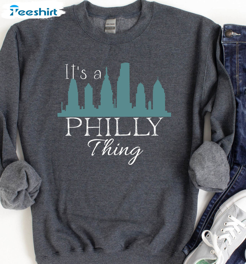 It's A Philly Thing Vintage Shirt, Trending Philadelphia Football Tee Tops Unisex Hoodie