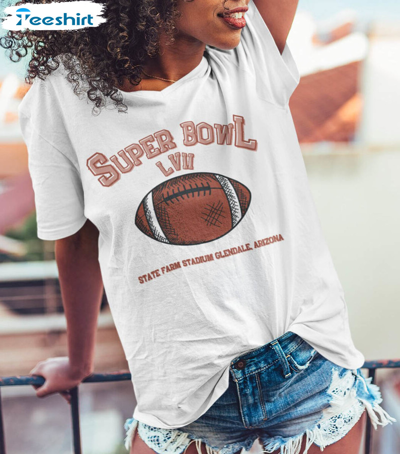 Rihanna Super Bowl Trendy Shirt, Super Bowl Sunday Short Sleeve Crewneck