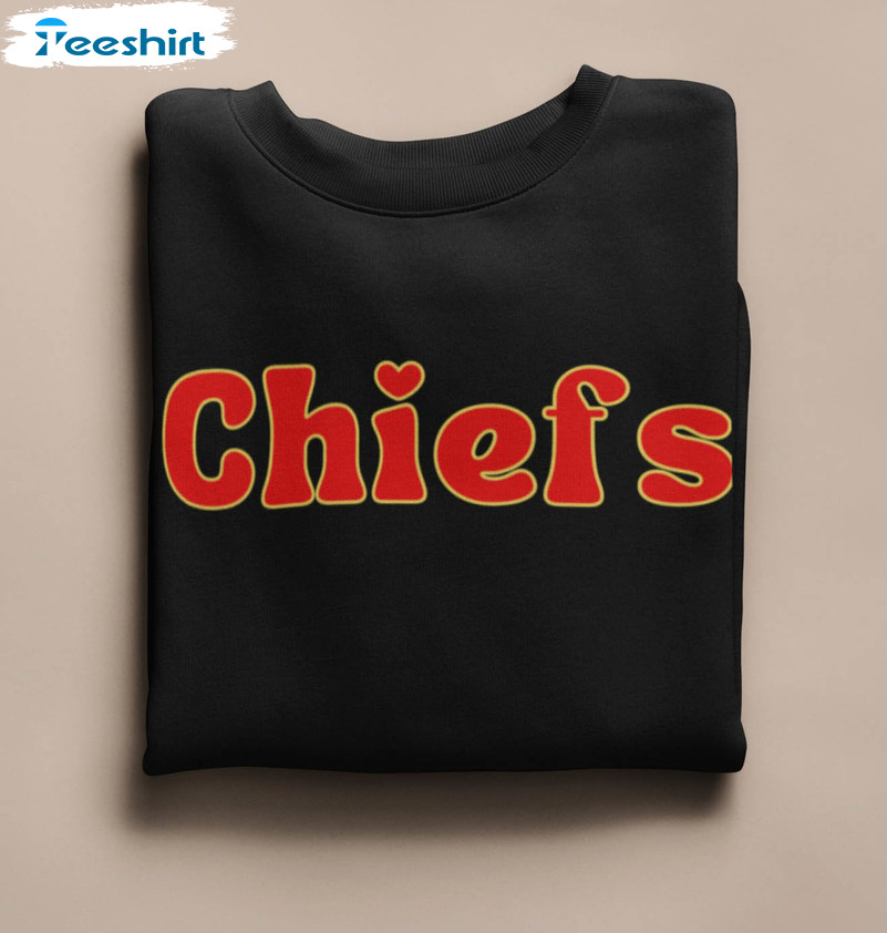 Kansas City Trendy Shirt, Girly Chiefs Long Sleeve Unisex Hoodie