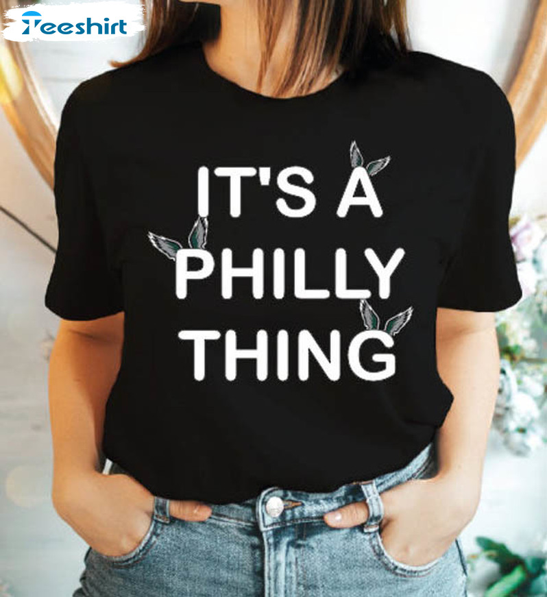 It's A Philly Thing Butterfly Shirt, Vintage Football Tee Tops Unisex Hoodie