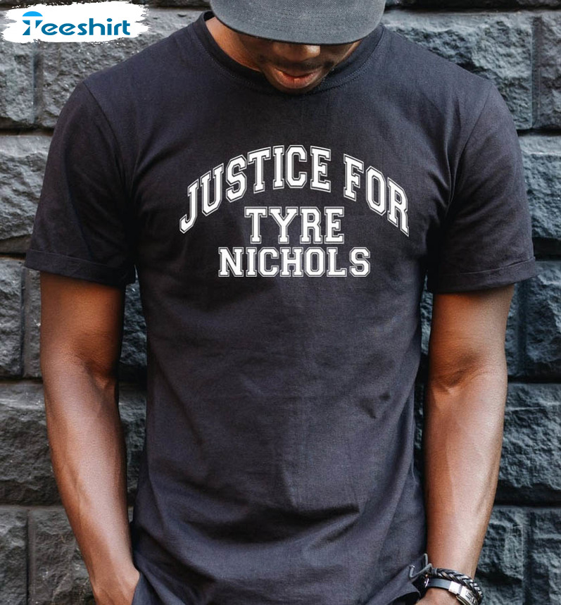 Justice For Tyre Nichols Vintage Shirt , Black Lives Matter Unisex T-shirt Unisex Hoodie