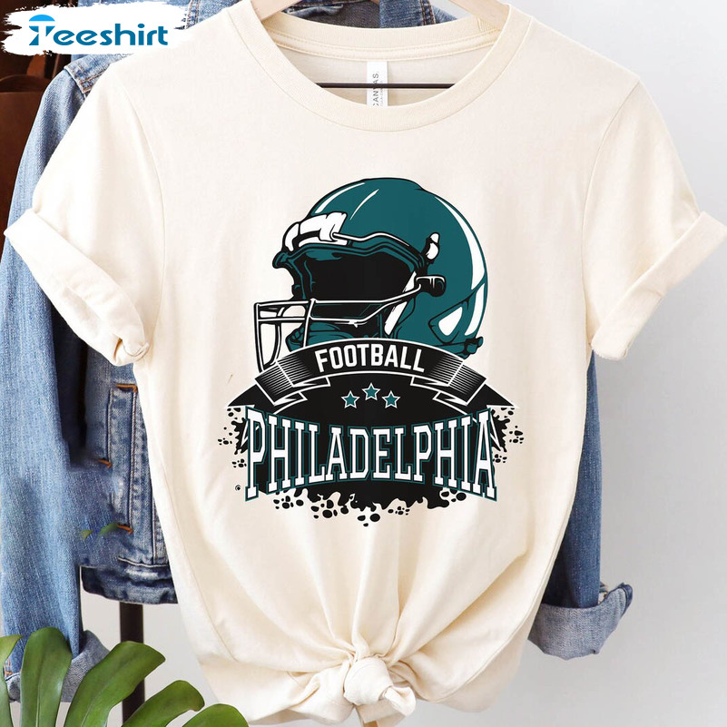 Philadelphia Football Trendy Shirt, Vintage Philadelphia Eagles Long Sleeve Unisex T-shirt