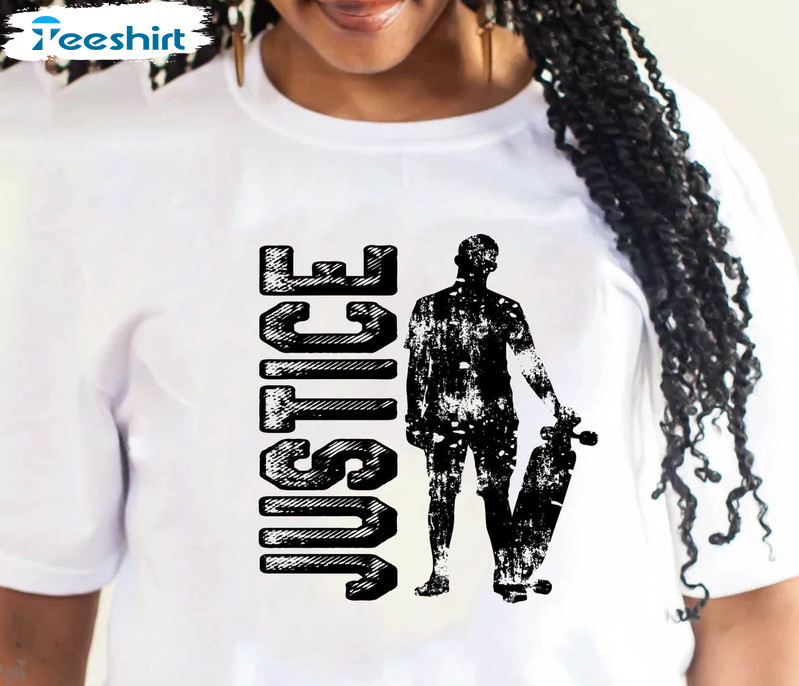 Skaters For Tyre Justice For Tyre Nichols Shirt, Skates In Peace Black Lives Matter Crewneck Unisex Hoodie