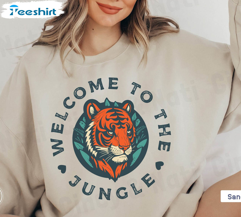 Cincinnati Bengals Welcome To The Jungle Bengal Cats Unisex Sweatshirt -  Teeruto