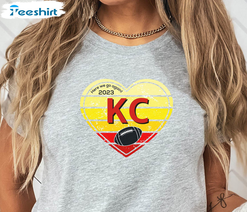 Kc Football 2023 Shirt, Kansas City Crewneck Unisex Hoodie