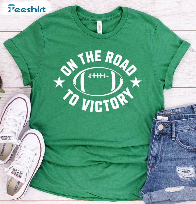 On The Road To Victory Shirt , Philadelphia Sports Unisex T-shirt Tee Tops