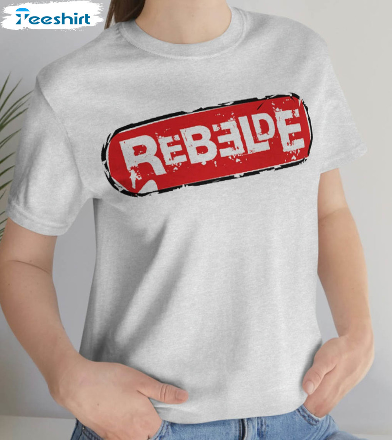 Soy Rebelde Vintage Shirt, Rebelde World Tour Unisex T-shirt Short Sleeve