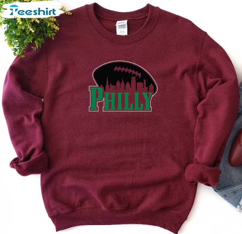 HarperAndLilly Philadelphia Football Sweatshirt, Eagles Crewneck, Eagles Sweatshirt, Philadelphia Football Crewneck Sweatshirt, Eagles Philly Sports