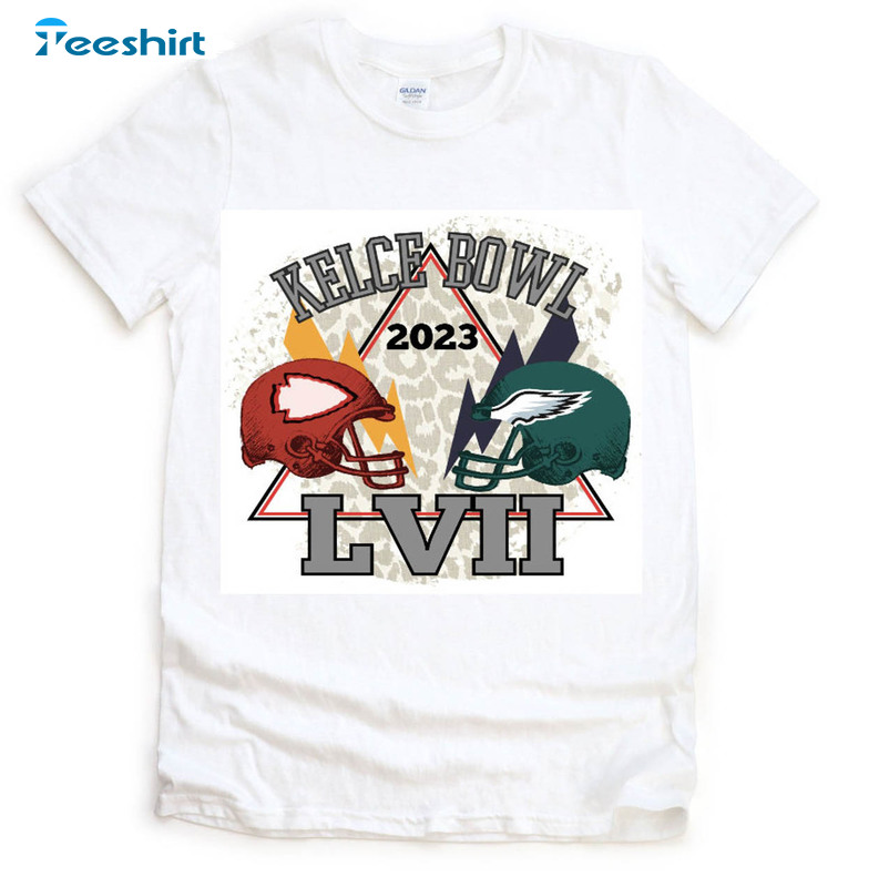 Kelce Bowl 2023 Shirt, Trending Super Bowl LVII Short Sleeve Tee Tops