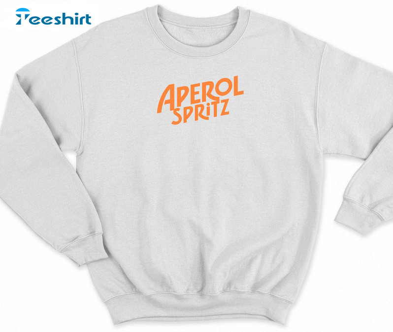 Aperol Spritz Trending Shirt, Vintage Short Sleeve Sweatshirt