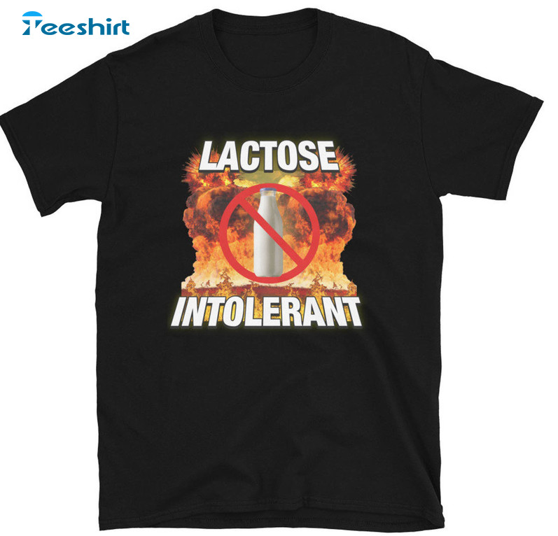 Lactose Intolerant Trending Sweatshirt, Unisex Hoodie