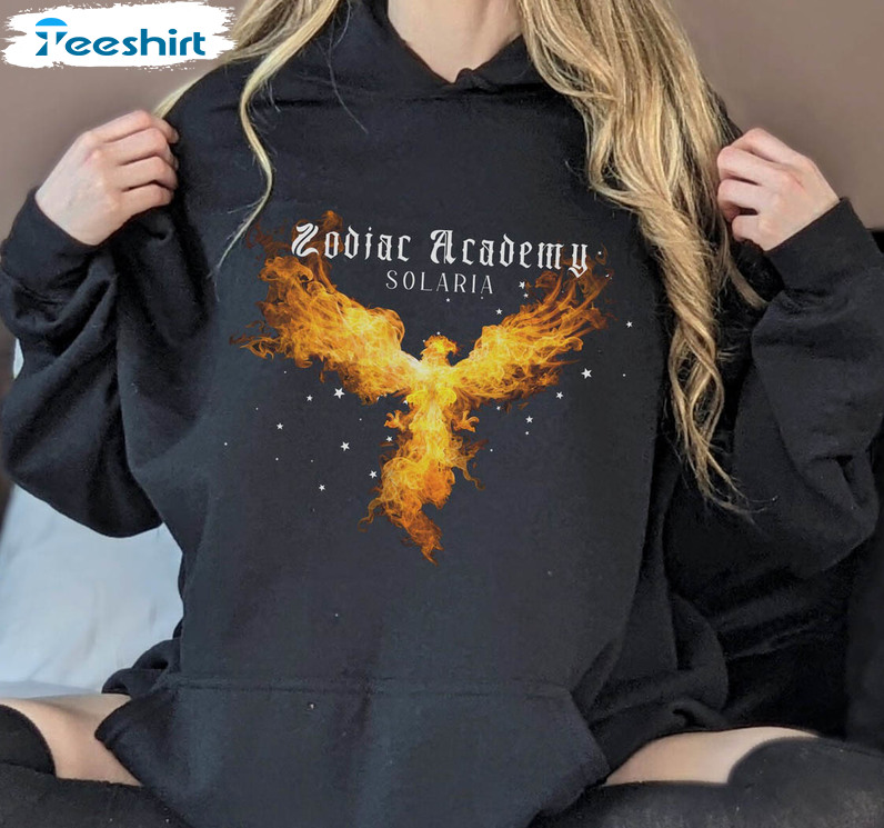 Zodiac Academy Solaria Shirt, Book Bookish Short Sleeve Crewneck