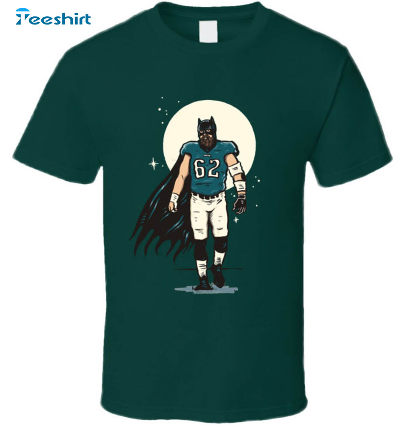 Fat Batman Jason Kelce Cartoon Shirt, Trending Eagles Football Unisex T-shirt Unisex Hoodie