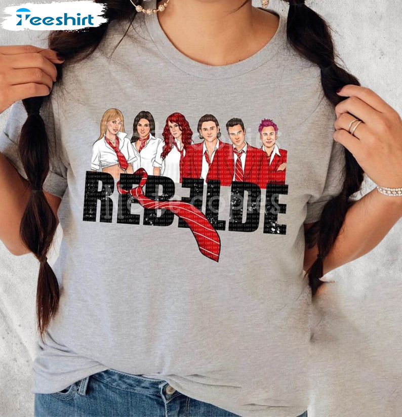 Soy Rebelde 2023 Tour Shirt, Rbd Tour 2023 Long Sleeve Unisex Hoodie