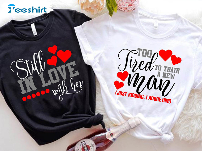 Couples Matching Shirt , Valentines Day Couple Crewneck Short Sleeve