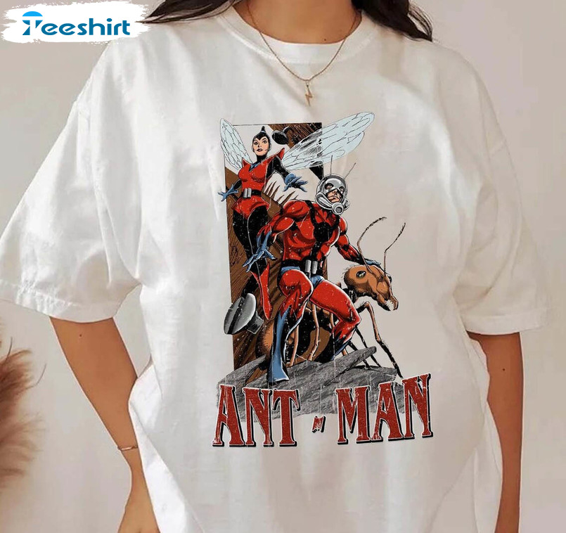 Ant Man Trending Shirt, The Wasp Quantumania Short Sleeve Tee Tops