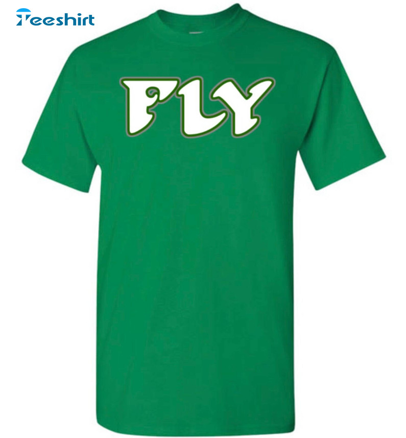 Fly Eagles Fly Trendy Shirt, Vintage Philadelphia Football Long Sleeve Unisex Hoodie