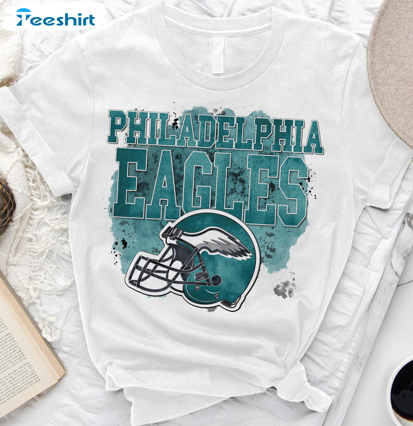 Philadelphia Eagle Football Crewneck Sweatshirt Philadelphia Eagles Youth Shirt  Philadelphia Eagles Shirt Near Me Philadelphia Eagles Shirts Eagles Vintage  T Shirt Vintage Eagles Shirt New - Revetee