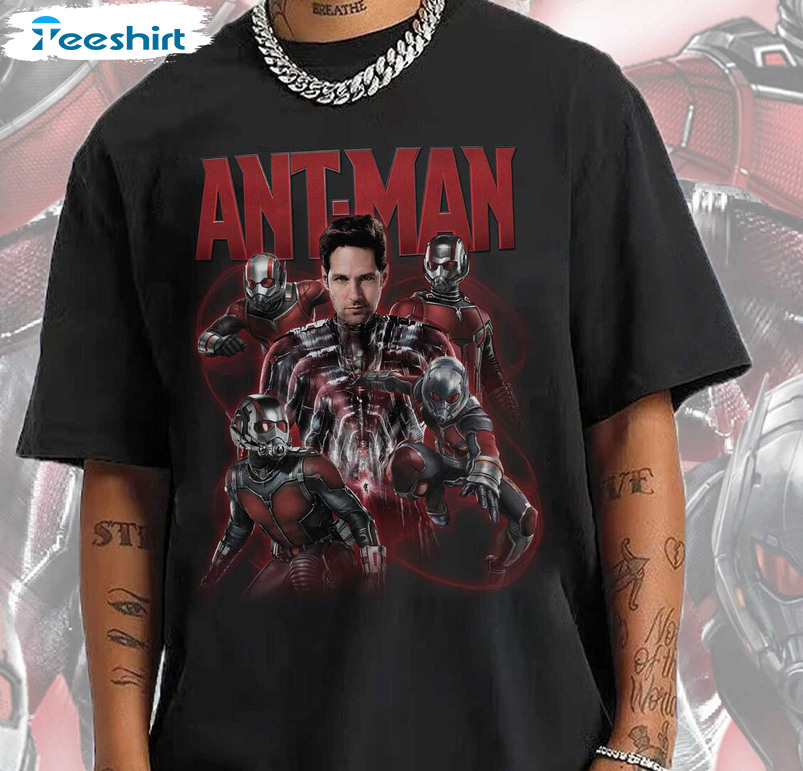 Vintage Marvel Antman Shirt, The Wasp Quantumania Homage Tee Tops Long Sleeve