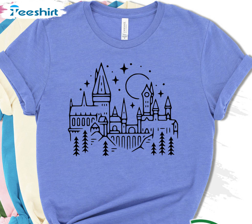 Magical Wizard Castle Shirt, Nerd Wizard Unisex Hoodie Long Sleeve