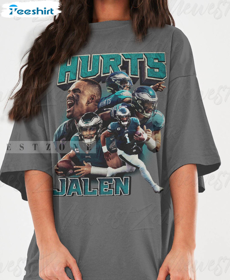 Hurts Jalen Vintage Shirt, Trendy Football Unisex Hoodie Tee Tops