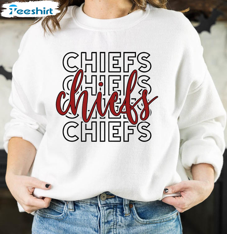 Concepts Sport Women's Kansas City Chiefs Brushed Terry Oatmeal Long Sleeve  Crew Sweatshirt