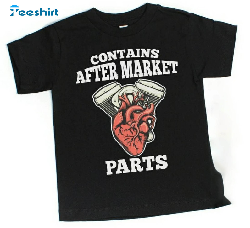 Contains After Market Parts Shirt, Heart Warrior Unisex Hoodie Long Sleeve