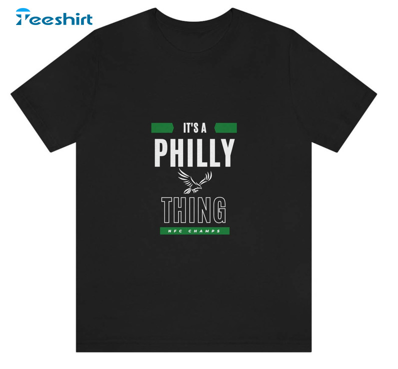 It's A Philly Thing Vintage Shirt, Trendimng Eagles Football Crewneck Unisex T-shirt