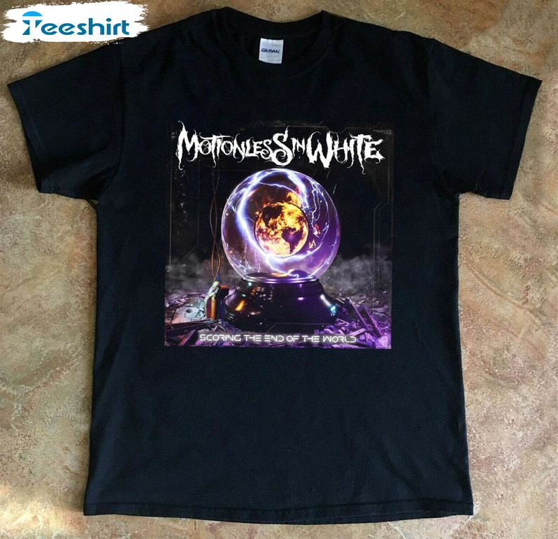 Motionless In White Shirt, Scoring The End Of The World Uk Europe Tour Short Sleeve Sweater