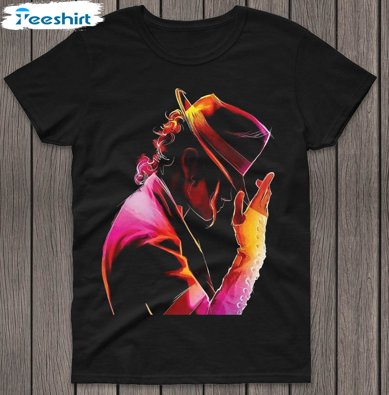 Michael Jackson T Shirt “In Loving Memory”. Sz L. Black with Graphics