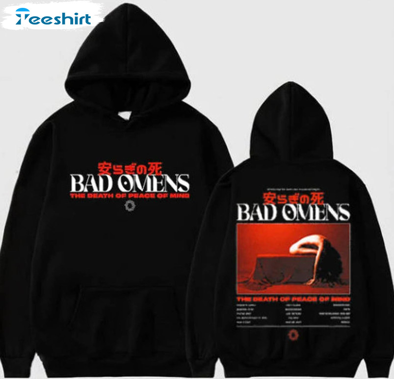 Bad Omens Band Shirt, Tour Of The Concrete Jungle Tour Sweatshirt Long Sleeve