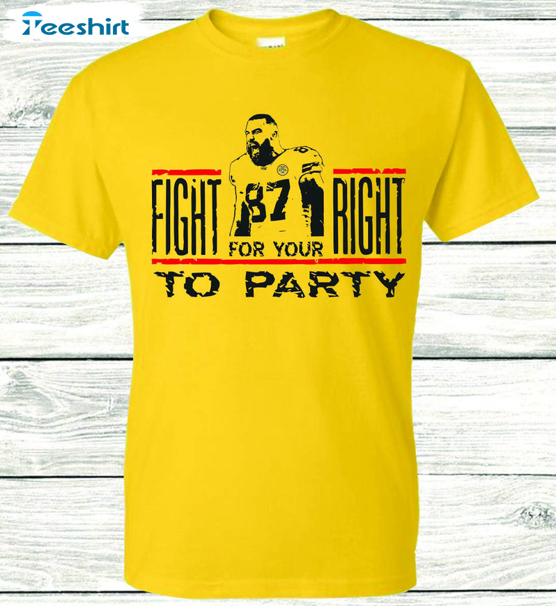 Fight For Your Right To Party Shirt, Trending Kansas City Crewneck Unisex Hoodie