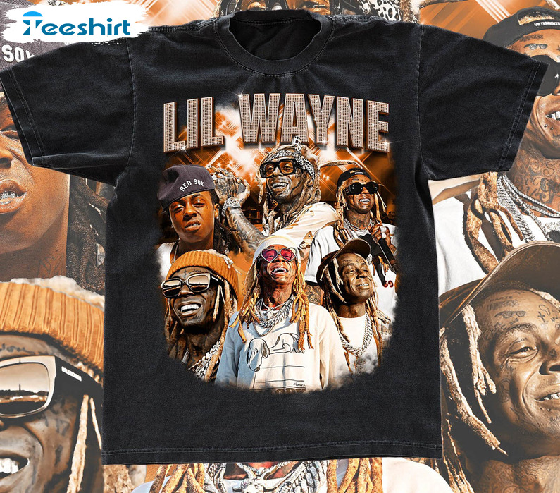 Lil Wayne Vintage Shirt, Trending Rap Short Sleeve Unisex T-shirt