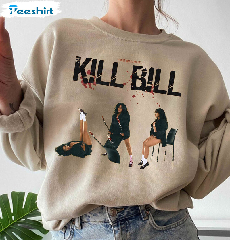 Kill Bill SZA Sos Shirt, Sos Album Cover Crewneck Unisex Hoodie